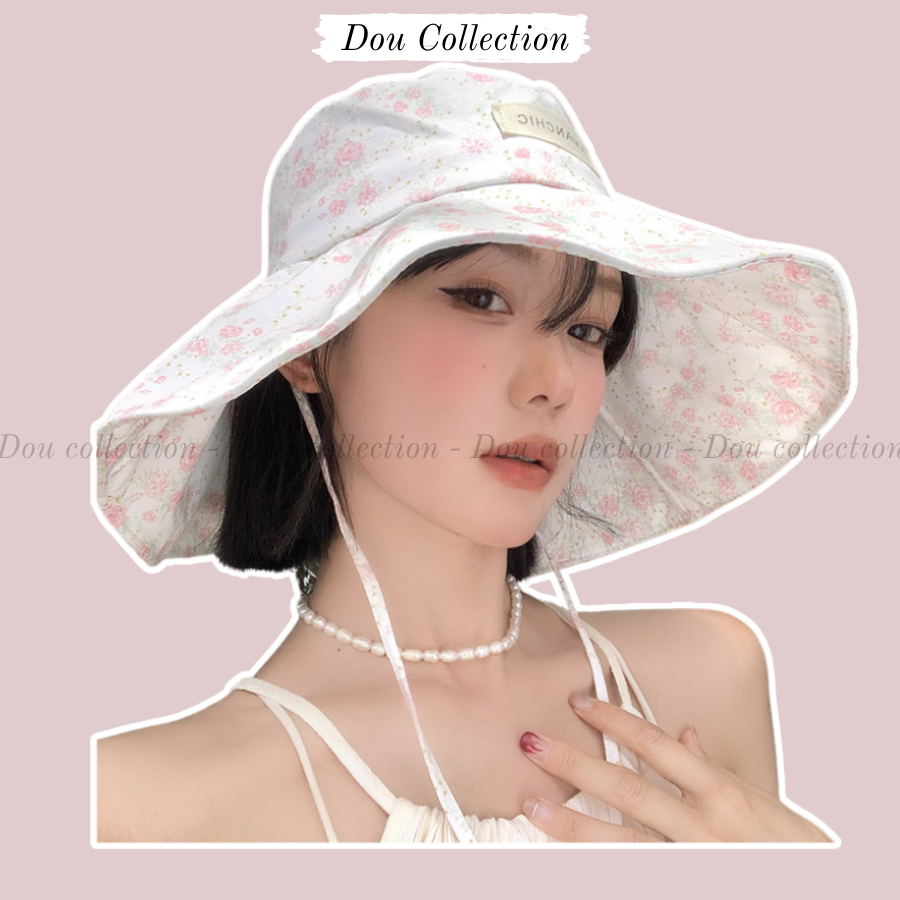 Mũ Lưỡi Trai Unisex, Nón Bucket, Mũ Nồi Chống Nắng Tone Hồng Ngọt Ngào Thời Trang Mùa Hè Đi Biển - Mã THM07