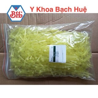 Bịch 1000 cái  Đầu col vàng 200ul, có khía hoặc không khía