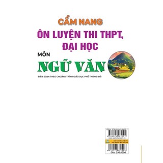 Sách - Cẩm Nang Ôn Luyện Thi THPT, Đại Học Môn Ngữ Văn - Biên soạn theo CT GDPT mới - ndbooks