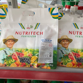 1kg Phân bón lá PK 52-34 CCV chính hãng giúp cây cứng cáp, chắc cành, lớn trái, chắc hạt cây ăn trái, lúa, cà phê