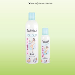 Xịt Khoáng Cấp Nước & Làm Dịu Da Evoluderm Pure Water Atomizer (150ml, 400ml)