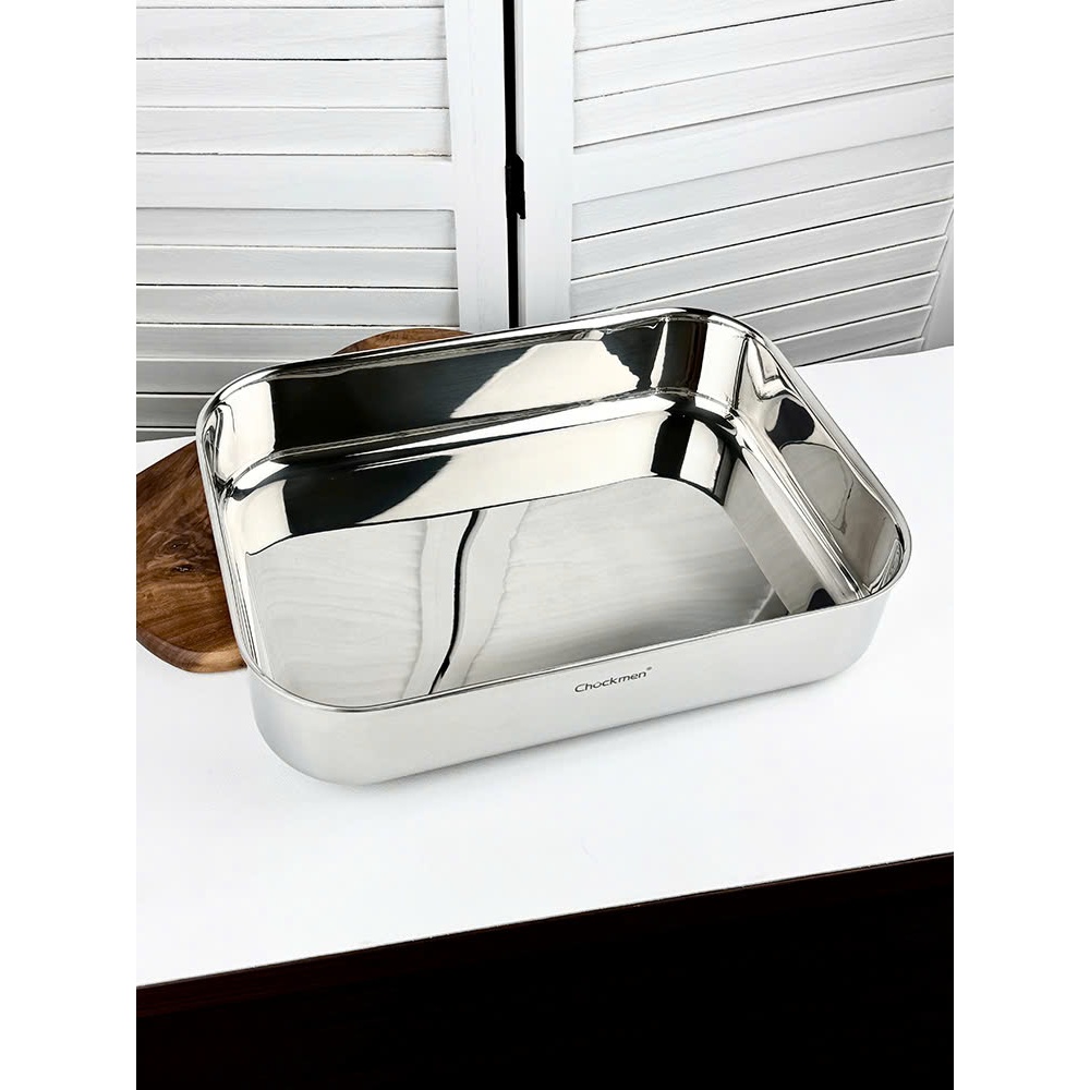 Chảo Kiêm Khay Nướng 35cm Chockmen Dùng Đun Nấu Được  CKM791