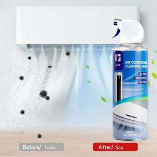 GLIT Xịt Vệ Sinh Làm Sạch Diệt Khuẩn Điều Hòa Hương Chanh Và Các Loại Quạt Thông Gió Tiện Lợi Dành Cho Gia Đình Vệ Sinh