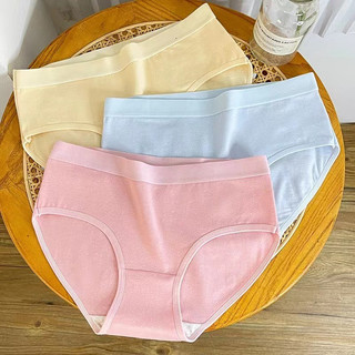 Combo 3 Quần lót nữ cotton mềm mại, lưng thun co giãn đáy may 2 lớp kháng khuẩn KING SHOP L-2020