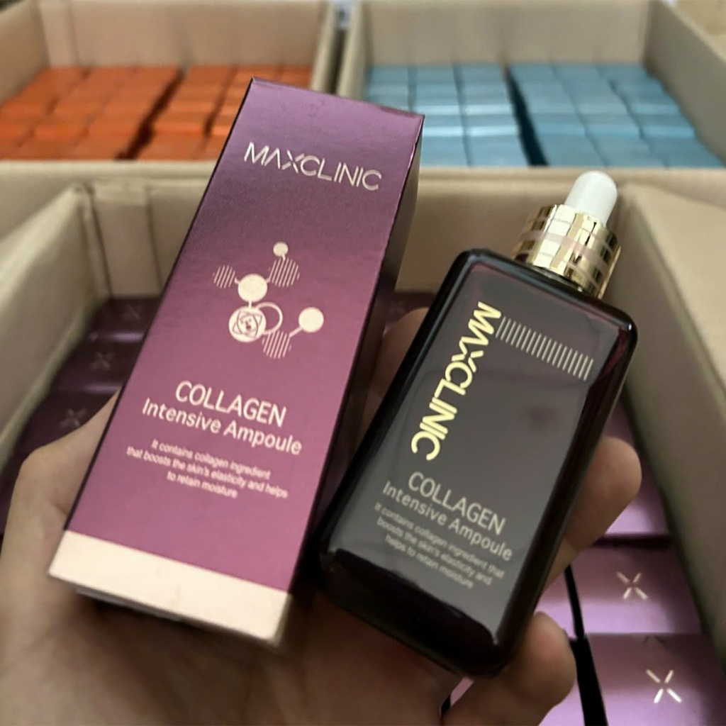 Serum Chống Lão Hóa, Hạn Chế Nhăn Chống Nắng Dưỡng Ẩm Phục Hồi Da Maxclinic Ampoule 100ml