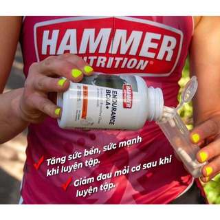 Hammer Nutrition BCAA+ Tách Lẻ 3 viên, 12 viên Viên uống tăng sức bền hỗ trợ cơ bắp - Minori Store