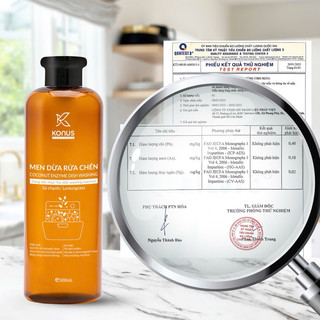 [Mua 1 tặng 1] Men Dừa Rửa Chén Máy Konus Homecare Làm Sạch & Khử Mùi Hiệu Quả 500ml
