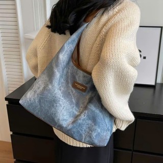 Túi tote kẹp nách nữ da loang thời trang đi chơi đi học đi biển Liistore K268