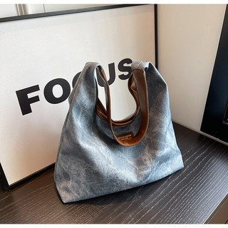 Túi tote kẹp nách nữ da loang thời trang đi chơi đi học đi biển Liistore K268