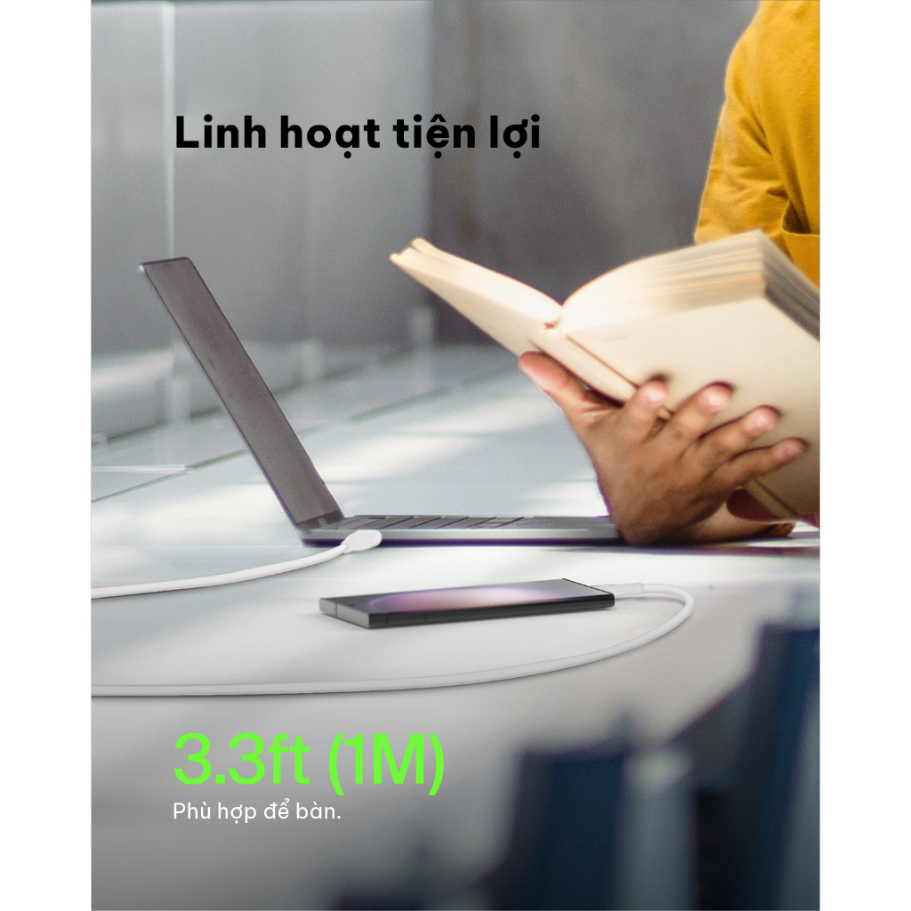 Ảnh Cáp sạc nhanh Belkin 60W BOOST↑CHARGE™ Chuẩn USB-C to USB-C, Truyền dữ liệu nhanh | Vỏ nhựa bền bỉ, 4