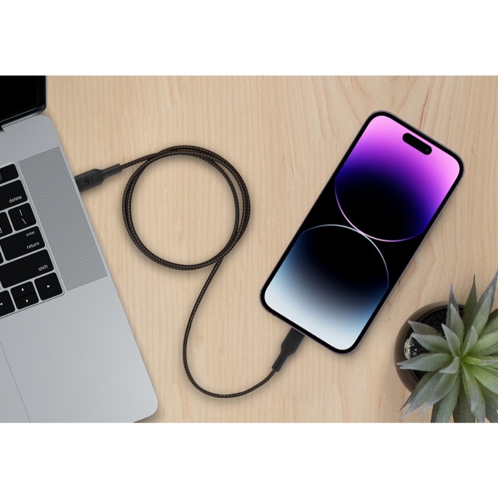 Ảnh Cáp sạc nhanh USB-C to Lightning BOOST CHARGE Belkin 30W vỏ nhựa bền bỉ, chứng nhận MFi 3