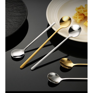 Inox 304 Combo 2/5 Chiếc Thìa Nhỏ 15cm Miệng Tròn Dày Đẹp Thìa Cà Phê-Muỗng Ăn Bánh Kem Chè