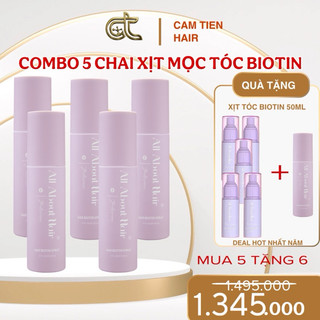 COMBO 5 CHAI XỊT TÓC BIOTIN ( Tặng 5 Gift Mini & 1 chai Full )