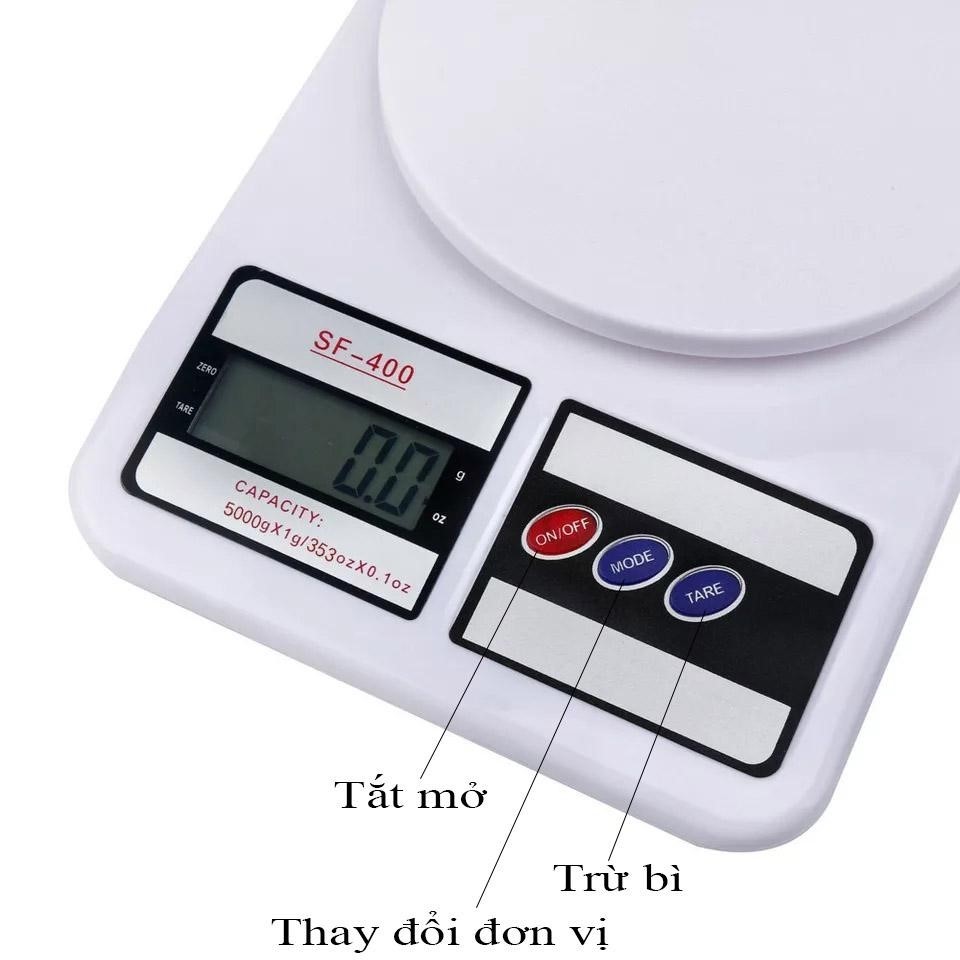 Cân Tiểu Ly Điện Tử Dùng Cho Nhà Bếp SF400