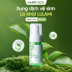 Dung dịch vệ sinh phụ nữ Lá Nhội LULAMI Kháng khuẩn và Sạch sâu Dạng bọt dung tích 110ml