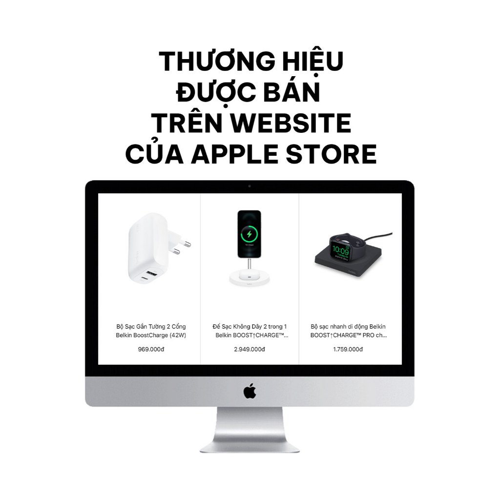 Ảnh Củ sạc nhanh 30W Belkin PD PPS Cubic Wall Charger | Sạc nhanh, Nhỏ Gọn, An toàn cao, Công nghệ mới 3