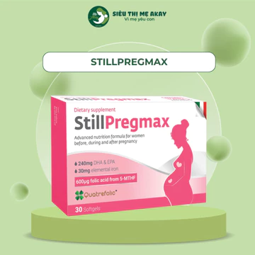 Vitamin bầu StillPregmax - Bổ sung DHA, Acid Folic 5-MTHF, Sắt dễ hấp thu cho mẹ bầu & sau sinh