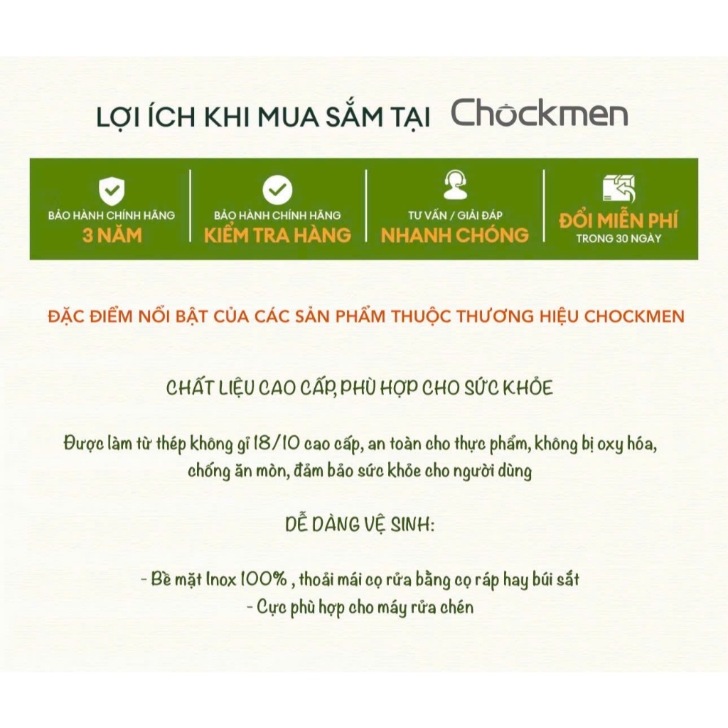 [RẺ VÔ ĐỊCH]Nồi Lẩu Hấp KINSGEM by Chockmen Inox18/10 Cực Dày Nồi Luộc Hấp Đồ Ăn Nấu Lẩu Kho Rán Nồi