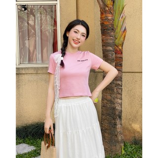 Chân váy nữ đi biển dáng dài thiết kế cạp chun phối tầng trẻ trung Twenty.5- 6670