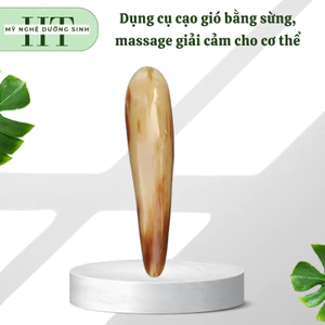Dụng Cụ Cạo Gió Bằng Sừng Chuyên Dụng, Massage Giải Cảm Cho Cơ Thể, Phát Tán Chướng Khí