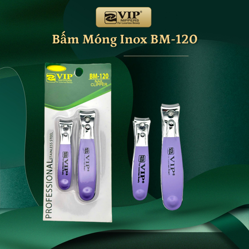 Bấm Móng Đôi Inox VIP, BM-120