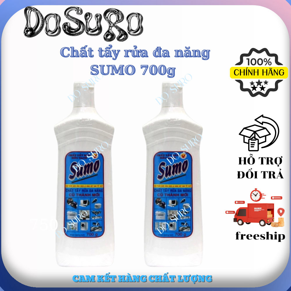 Chất tẩy rửa đa năng SUMO 700g - tẩy bẩn siêu mạnh, không độc hại, tẩy ố vàng trong sinh hoạt