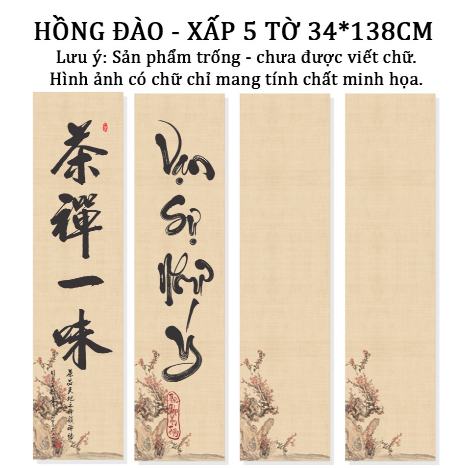 Giấy Xuyến Chỉ Khổ Lớn Viết Tác Phẩm Thư Pháp Bán Sinh Bán Thục Nhuộm Sáp Giấy Bồi Biểu Đóng Khung Loại Đẹp