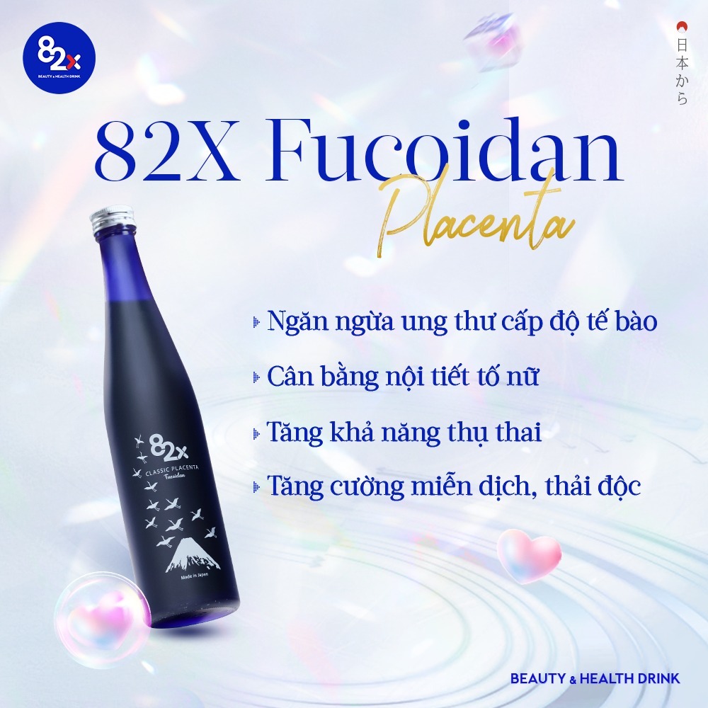 Ảnh Combo Placenta và Collagen: 1 Chai Nước Uống 82X Collagen Fucoidan+1 Chai Placenta Koharu Làm Đẹp Da 500ml/chai 4