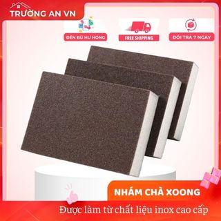 COMBO 5 MIẾNG NHÁM CHÀ INOX, XOONG NỒI, ĐỒ DÙNG NHÀ BẾP