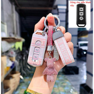 (Đời cũ 3 Nút)Ốp Khoá Smartkey  Sh mode Sh 125 Sh 150 Super cup PCX Cao Cấp