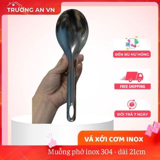 Muôi Xới Cơm Inox Vá Múc Cơm Inox Dày – Gọn Nhẹ, Sạch Sẽ – Trường An VN