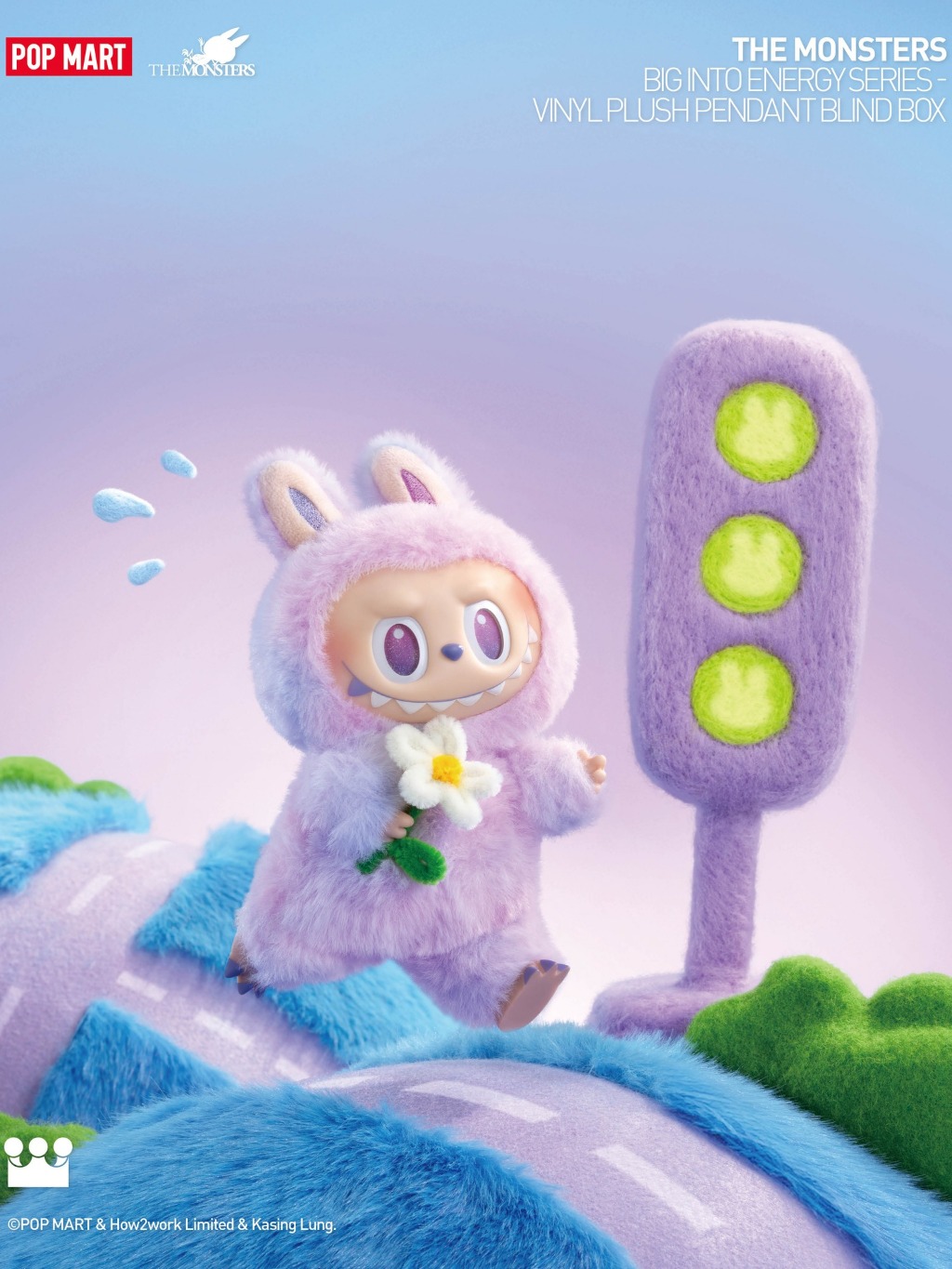 POP MART (Labubu V3) THE MONSTERS Big into Energy Series-Vinyl