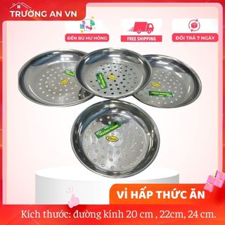 Vỉ hấp Không Chân bỏ nồi lẩu tiện lợi đẹp mắt, hấp mực hấp tôm hấp thịt - Trường An VN
