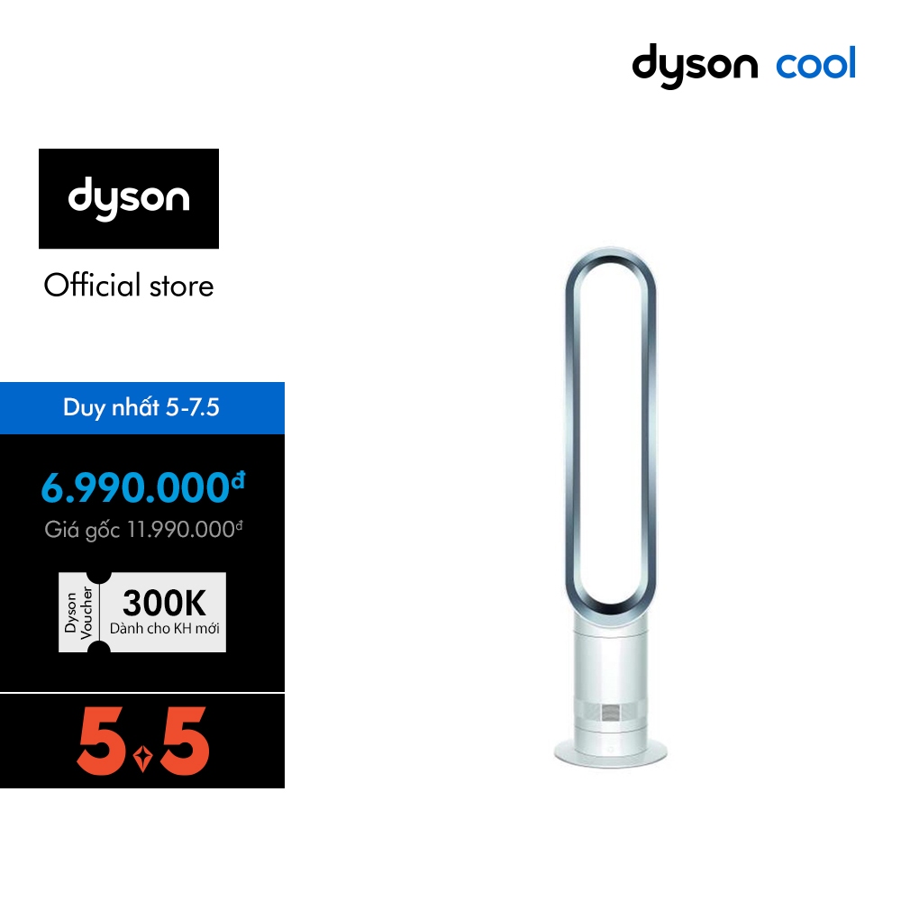 Ảnh Quạt không cánh Dyson Cool™ AM07 (Trắng Bạc) 1