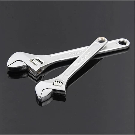 Mỏ lết thép trắng đủ size, mỏ lết 6-8-10-12 inch chất liệu thép không gỉ