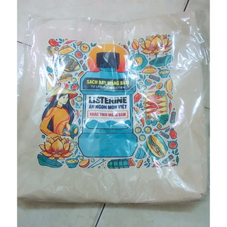 Túi canvas thời trang bigsize-Hàng Tặng  Listerine
