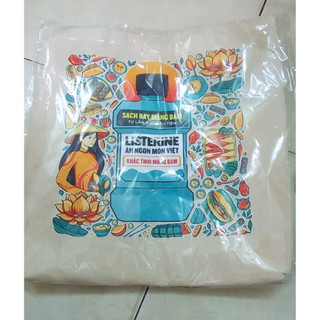 Túi canvas thời trang bigsize-Hàng Tặng  Listerine