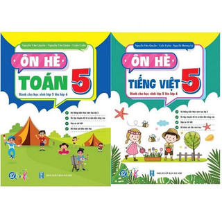Sách - Ôn Hè Toán 5 Và Tiếng Việt Lớp 5 - Dành Cho Học Sinh Lớp 5 Chuẩn Bị Lên Lớp 6
