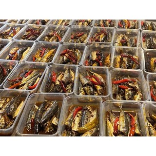 Cá nục kho cay mặn vừa ăn, món ngon nhà làm, - HỘP 450gr