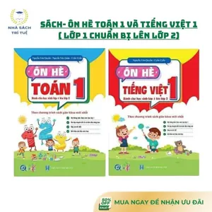 Sách - Ôn Hè Toán Và Tiếng Việt Lớp 1 - Dành Cho Học Sinh Lớp 1 Chuẩn Bị Lên Lớp 2