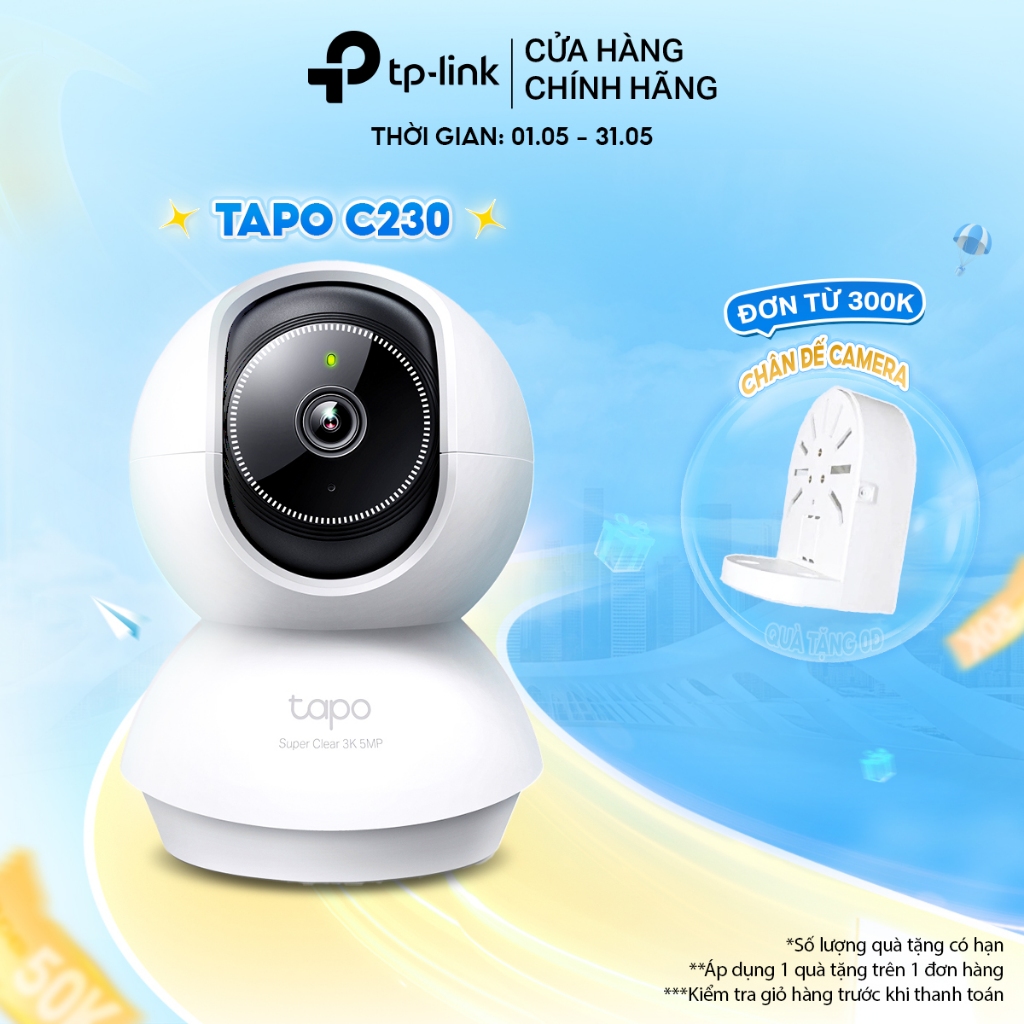 Ảnh Camera Wi-Fi TP-Link Tapo C230 - Độ phân giải 5MP 3K Siêu Nét, Tính Năng A.I 1