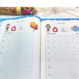 Sách - Combo Tập Đánh Vần 5.0, Toán Tư Duy 4-6 Tuổi, Khởi Đầu Tập Viết, Bé Học Tiếng Anh Qua Hình Ảnh -Tặng 40 Thẻ Học