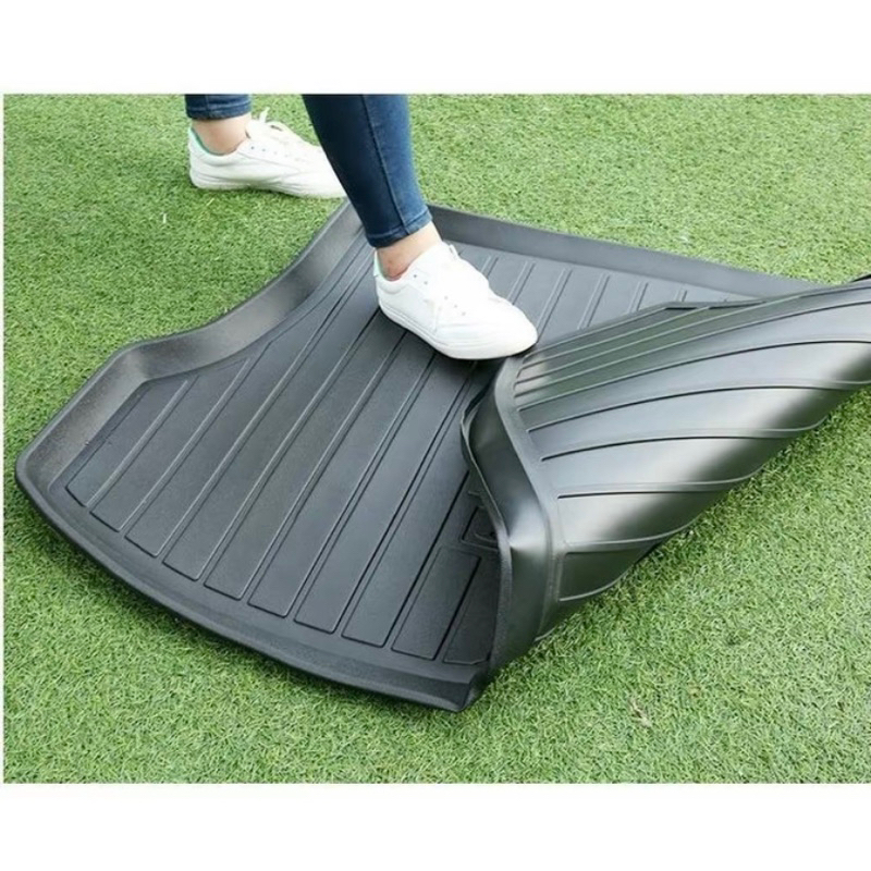 Lót cốp nhựa dẻo TPE xe Huyndai Kona không mùi, không thấm nước, dễ vệ sinh (Hàng cao cấp)