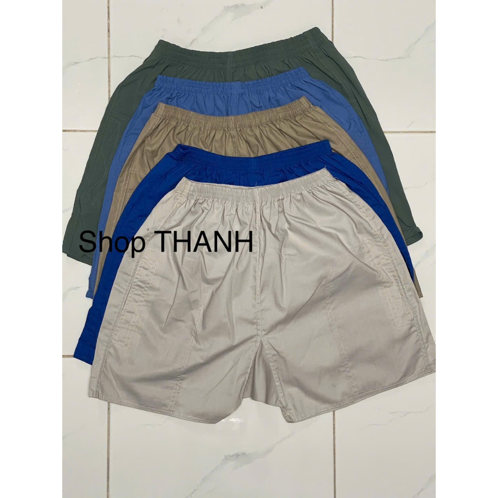 COMBO 3 Quần đùi Nam, đáy tam giác cho cho người trung niên.người lớn tuổi ,chất liệu  mền mịn