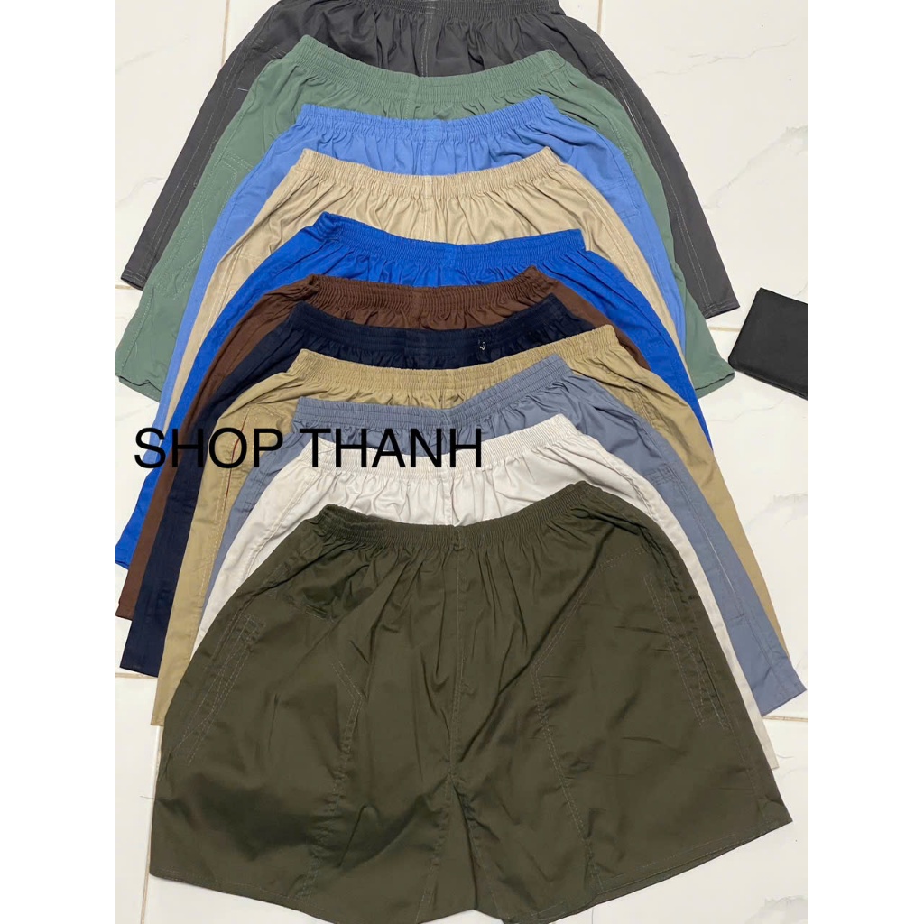 COMBO 3 Quần đùi Nam, đáy tam giác cho cho người trung niên.người lớn tuổi ,chất liệu  mền mịn