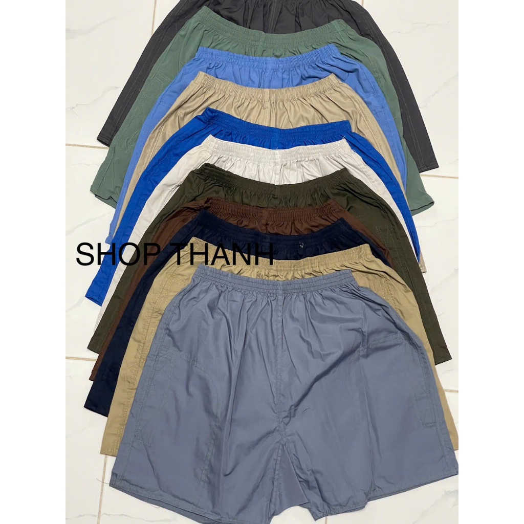 COMBO 3 Quần đùi Nam, đáy tam giác cho cho người trung niên.người lớn tuổi ,chất liệu  mền mịn