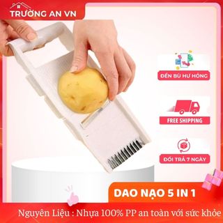 Nạo Rau Củ Quả Đa Năng 5 In 1, Chất lượng cao cấp hàng loại 1 Cao Cấp - Trường An VN