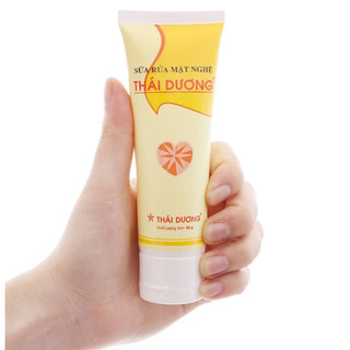 Sữa rửa mặt nghệ Thái Dương - Ngừa mụn, mờ thâm hiệu quả (Tuýp 90g)