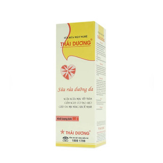 Sữa rửa mặt nghệ Thái Dương - Ngừa mụn, mờ thâm hiệu quả (Tuýp 90g)