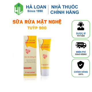 Sữa rửa mặt nghệ Thái Dương - Ngừa mụn, mờ thâm hiệu quả (Tuýp 90g)